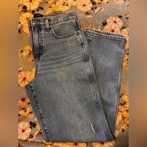 J. Crew Factory High-Rise Classic Vintage Jeans - Denim Blue